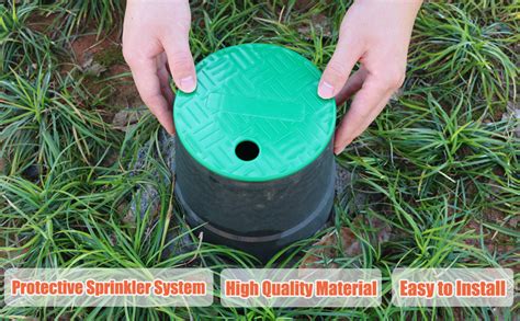 yard irrigation junction boxes|sprinkler valve boxes.